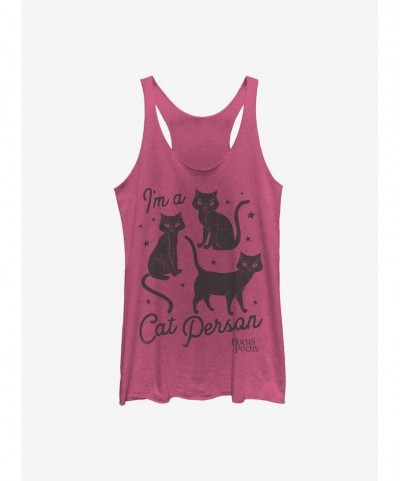 Sale Item Disney Hocus Pocus Cat Person Girls Tank $6.22 Tanks