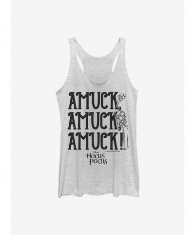 Seasonal Sale Disney Hocus Pocus Amuck Girls Tank $7.87 Tanks