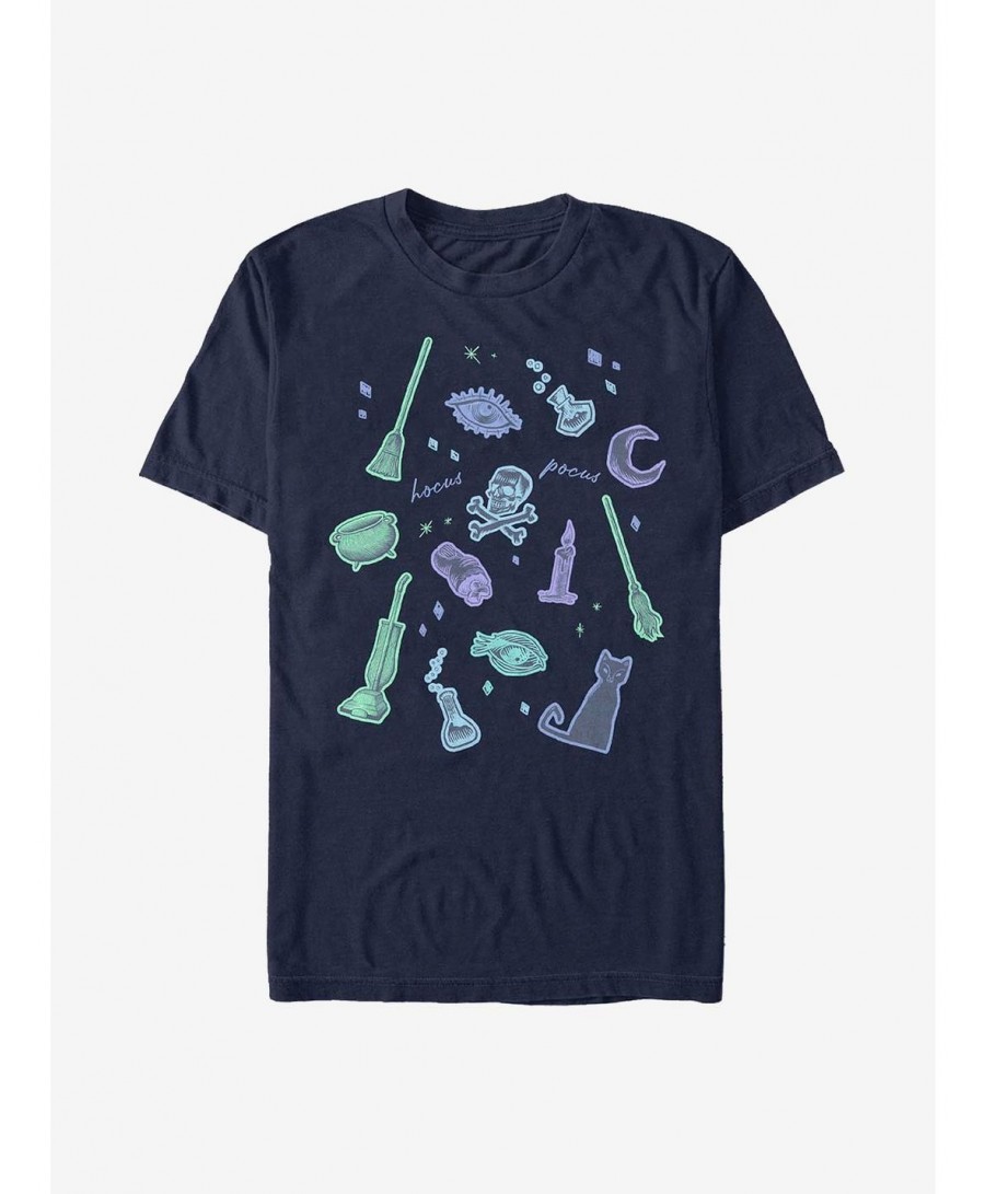 Big Sale Disney Hocus Pocus Spooky Jumble T-Shirt $6.12 T-Shirts