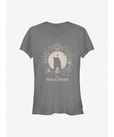 Huge Discount Disney Hocus Pocus Black Flame Girls T-Shirt $8.17 T-Shirts