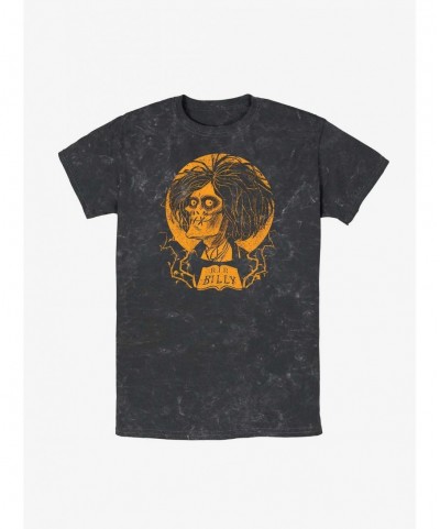 Exclusive Disney Hocus Pocus RIP Billy Mineral Wash T-Shirt $7.04 T-Shirts