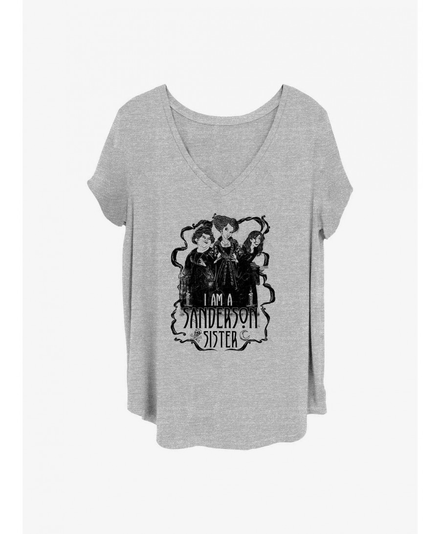 Limited-time Offer Disney Hocus Pocus Sanderson Sister Girls T-Shirt Plus Size $10.17 T-Shirts