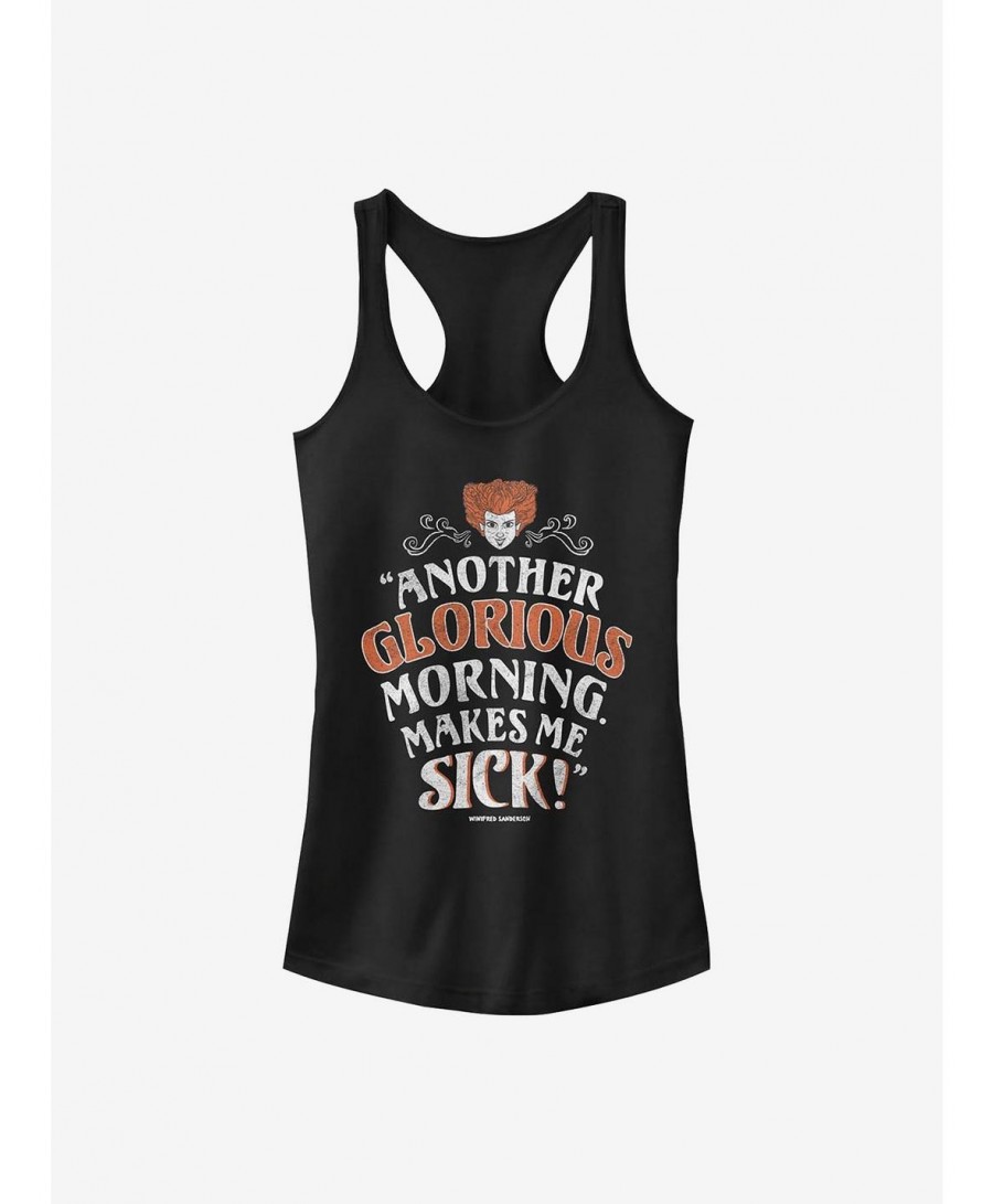 Seasonal Sale Disney Hocus Pocus Another Glorious Morning Girls Tank Top $8.96 Tops