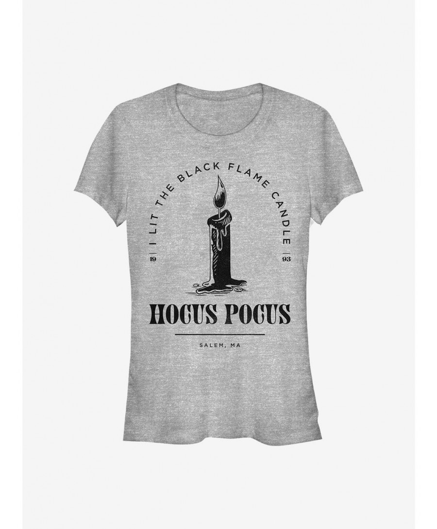 Bestselling Disney Hocus Pocus Candle Stamp Girls T-Shirt $7.77 T-Shirts