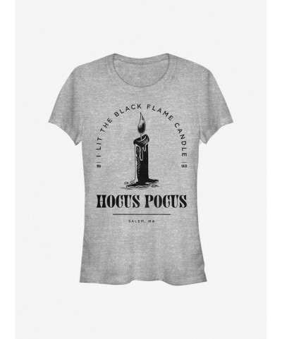 Bestselling Disney Hocus Pocus Candle Stamp Girls T-Shirt $7.77 T-Shirts