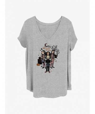 Limited-time Offer Disney Hocus Pocus 2 Witchy Vibes Girls T-Shirt Plus Size $9.48 T-Shirts