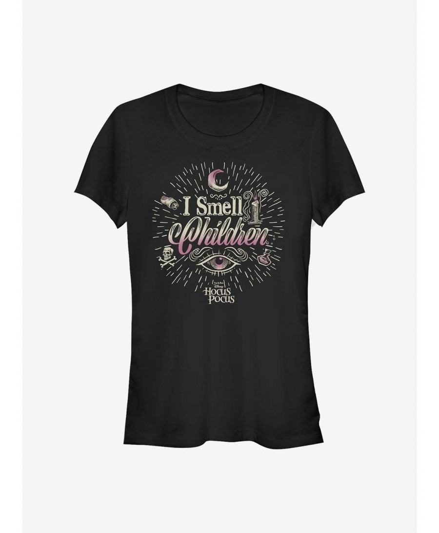 New Arrival Disney Hocus Pocus Smelly Children Girls T-Shirt $8.76 T-Shirts