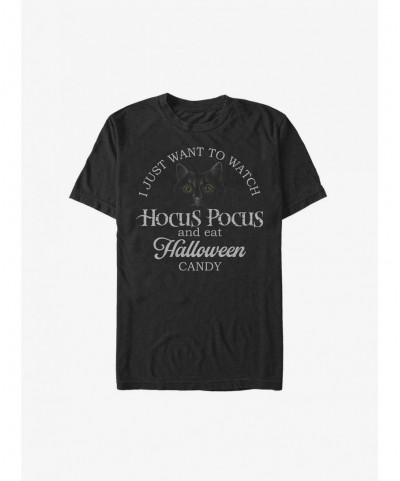 Low Price Disney Hocus Pocus Watch Hocus Pocus and Eat Candy Extra Soft T-Shirt $11.48 T-Shirts