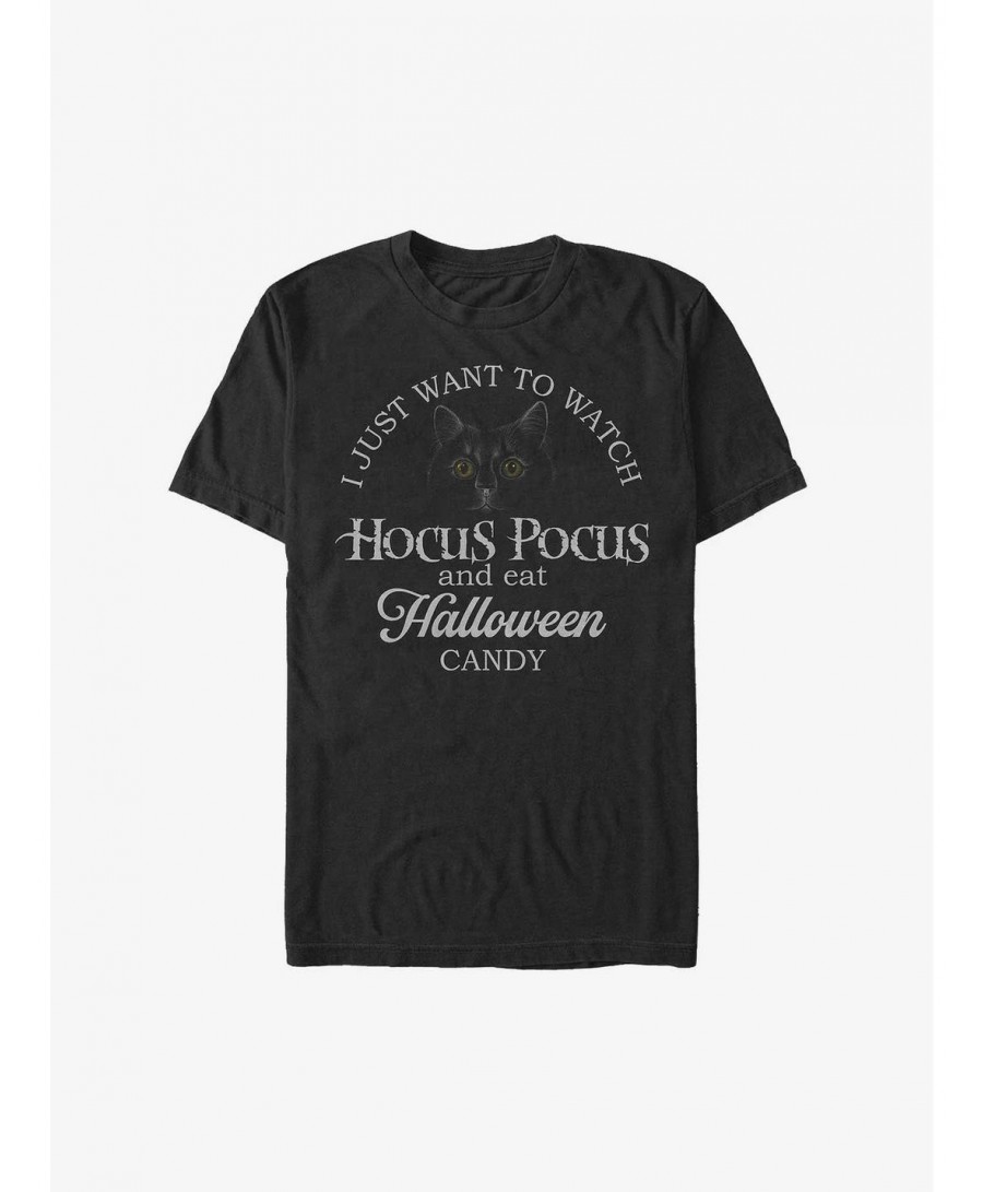 Low Price Disney Hocus Pocus Watch Hocus Pocus and Eat Candy Extra Soft T-Shirt $11.48 T-Shirts