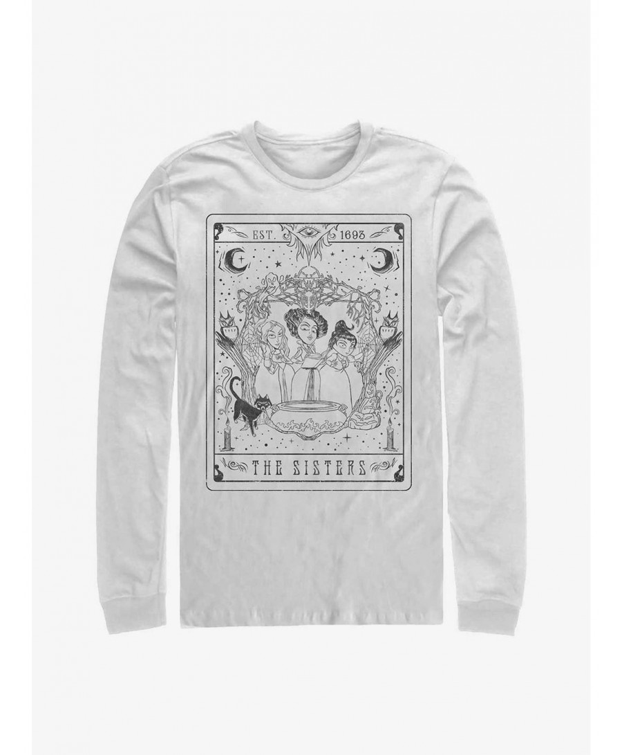 Special Disney Hocus Pocus The Sisters Tarot Long-Sleeve T-Shirt $8.42 T-Shirts