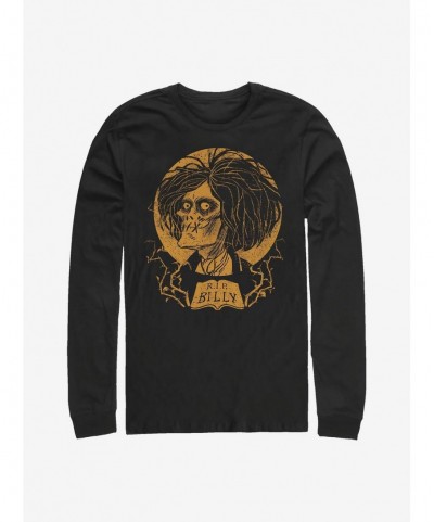 Value for Money Disney Hocus Pocus RIP Billy Long-Sleeve T-Shirt $10.00 T-Shirts