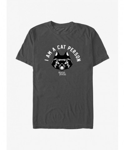 Clearance Disney Hocus Pocus Binx I Am A Cat Person T-Shirt $5.74 T-Shirts