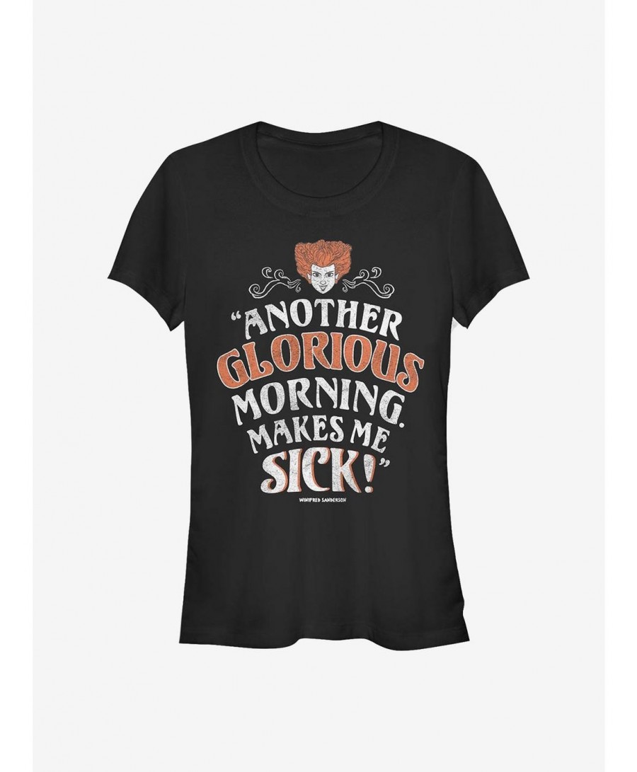 Pre-sale Disney Hocus Pocus Another Glorious Morning Girls T-Shirt $6.57 T-Shirts