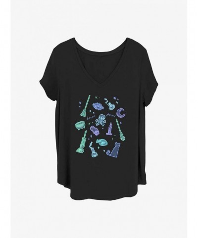 Flash Sale Disney Hocus Pocus Spooky Jumble Girls T-Shirt Plus Size $7.17 T-Shirts