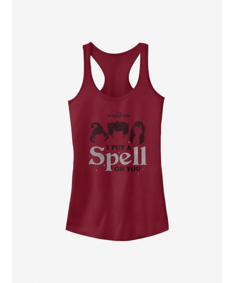 Hot Selling Disney Hocus Pocus I Put A Spell On You Girls Tank Top $7.97 Tops