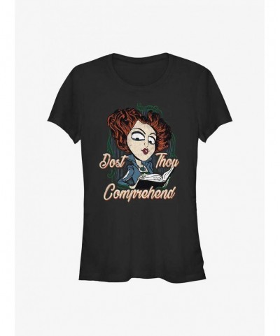 Fashion Disney Hocus Pocus Dost Thou Comprehend Winifred Girls T-Shirt $7.77 T-Shirts