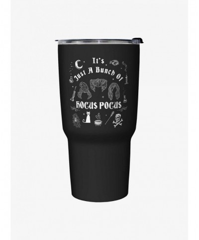 Discount Sale Disney Hocus Pocus A Bunch of Hocus Pocus Travel Mug $11.72 Mugs