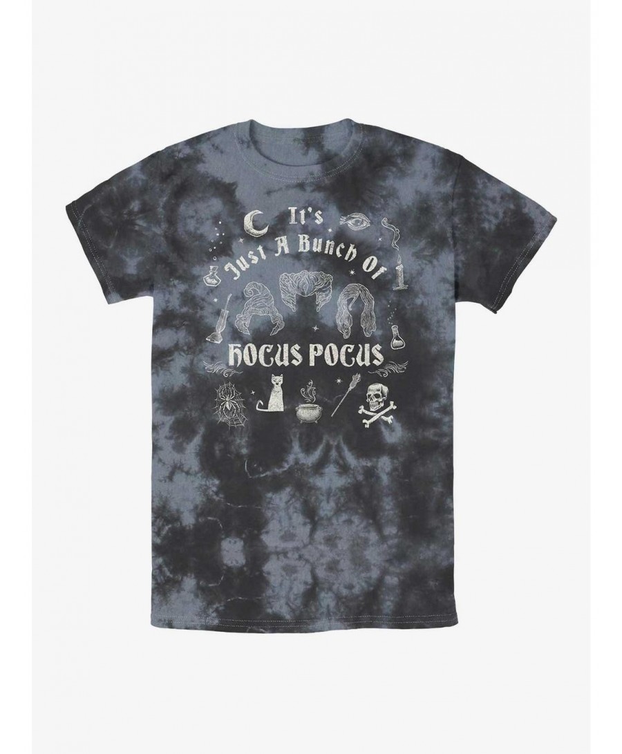 Crazy Deals Disney Hocus Pocus Witchcraft Tie-Dye T-Shirt $6.42 T-Shirts