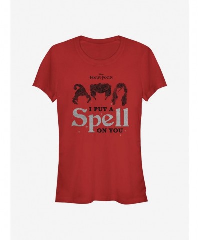 Cheap Sale Disney Hocus Pocus I Put A Spell On You Girls T-Shirt $8.76 T-Shirts