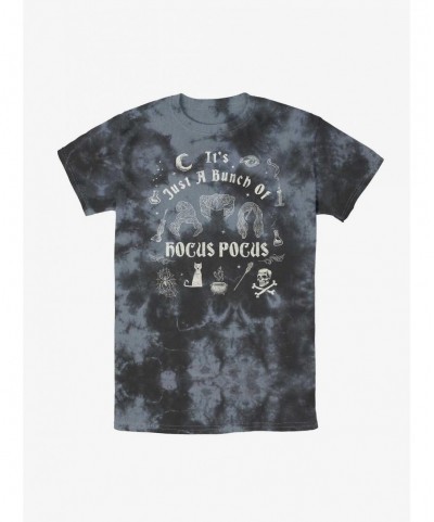 Bestselling Disney Hocus Pocus A Bunch of Hocus Pocus Mineral Wash T-Shirt $7.46 T-Shirts