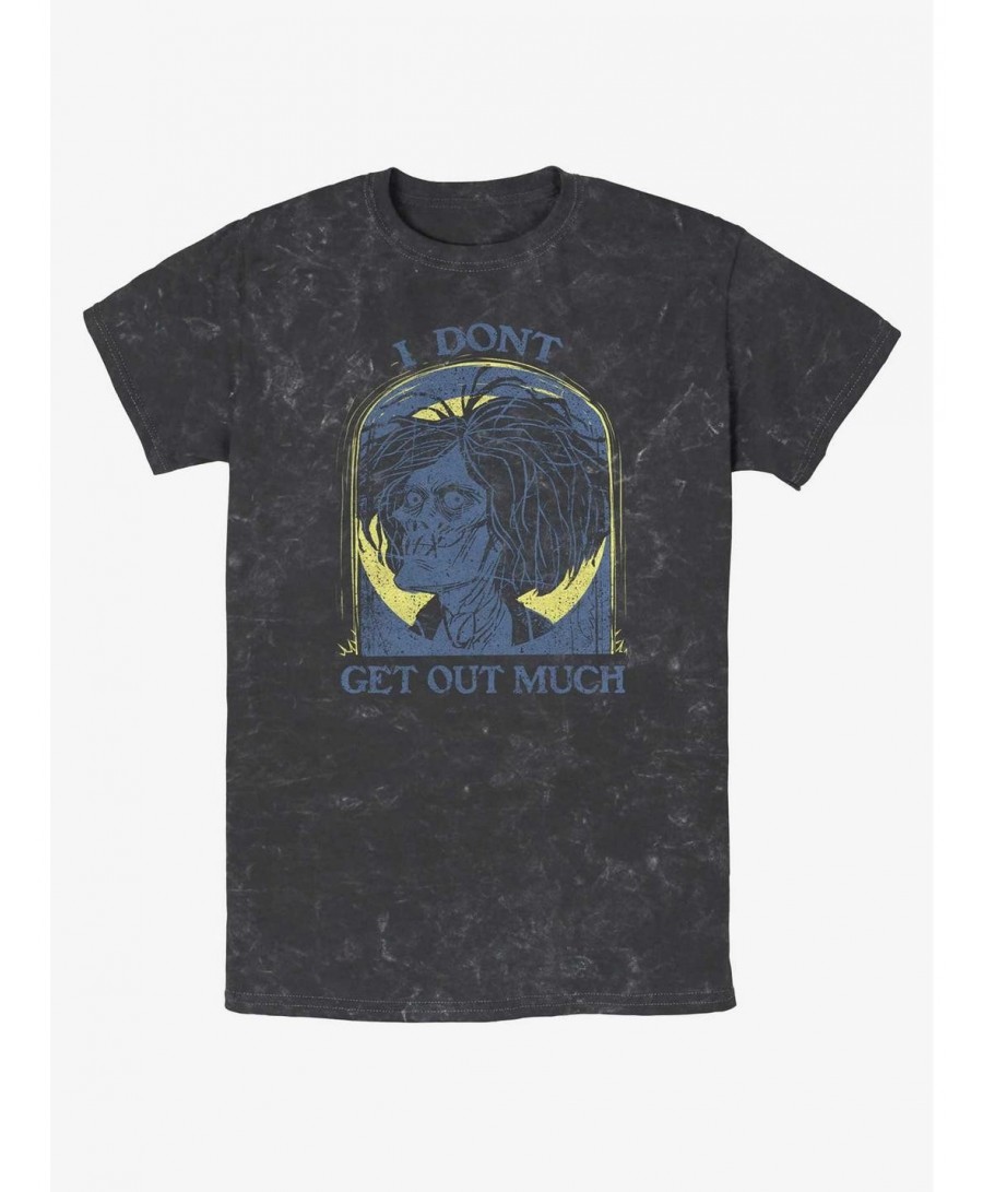 Festival Price Disney Hocus Pocus Tombstone Billy Mineral Wash T-Shirt $6.63 T-Shirts