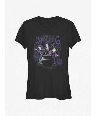 Low Price Disney Hocus Pocus Trouble Is Brewing Girls T-Shirt $7.17 T-Shirts