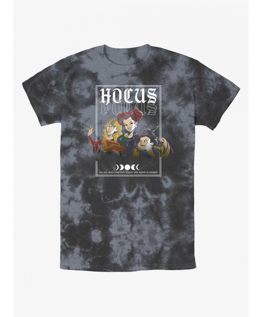 Sale Item Disney Hocus Pocus The Sanderson Sisters Tie-Dye T-Shirt $6.63 T-Shirts