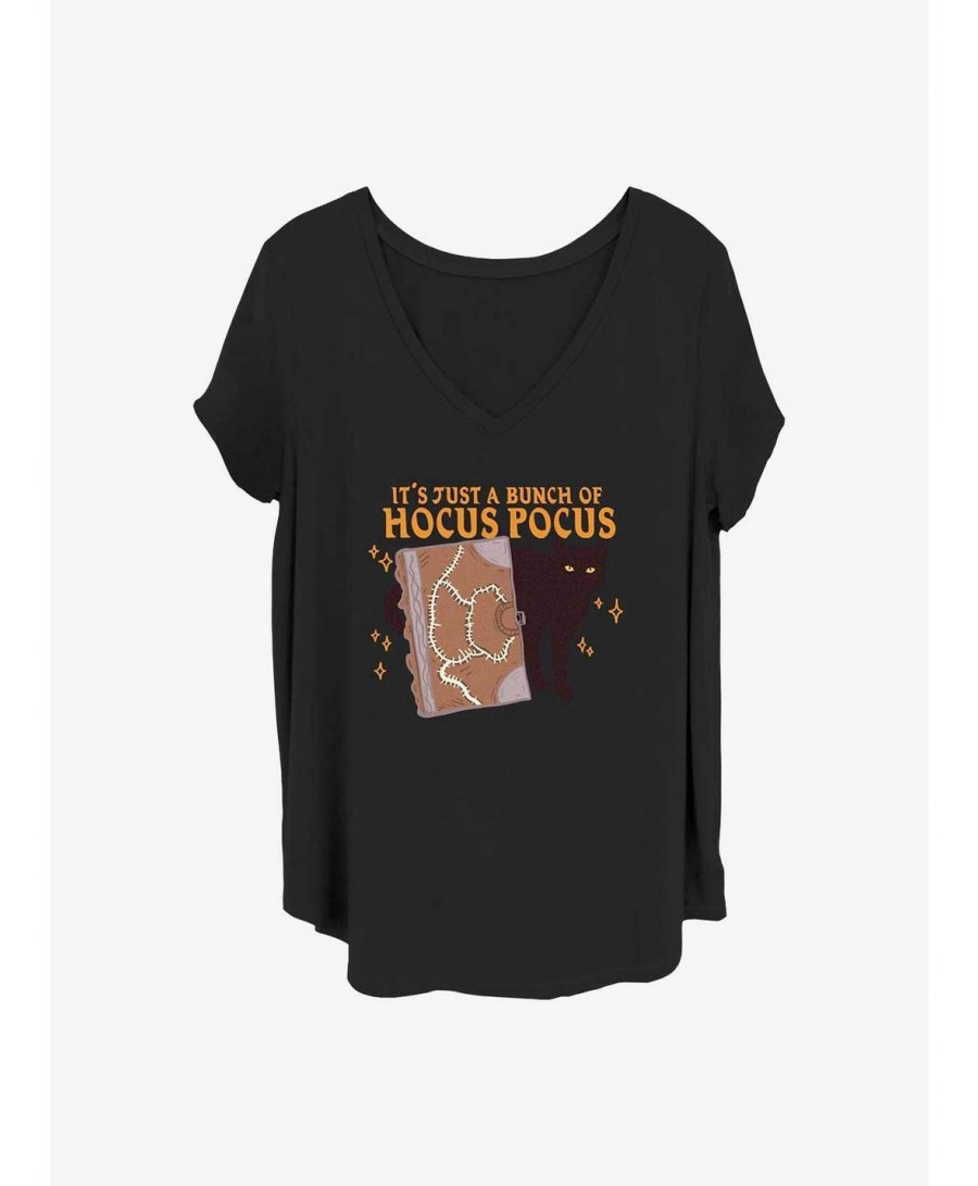 Limited-time Offer Disney Hocus Pocus Binx and Book Girls T-Shirt Plus Size $7.63 T-Shirts