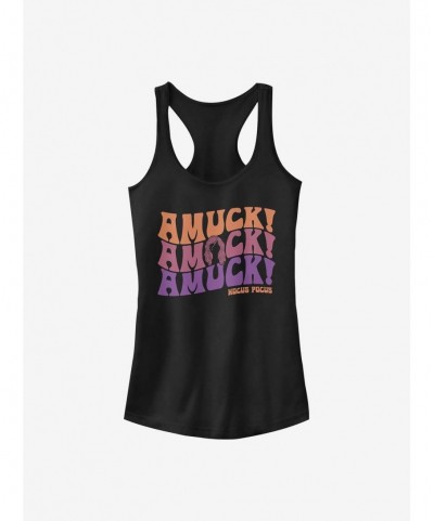 Crazy Deals Disney Hocus Pocus Amuck Girls Tank $8.76 Tanks