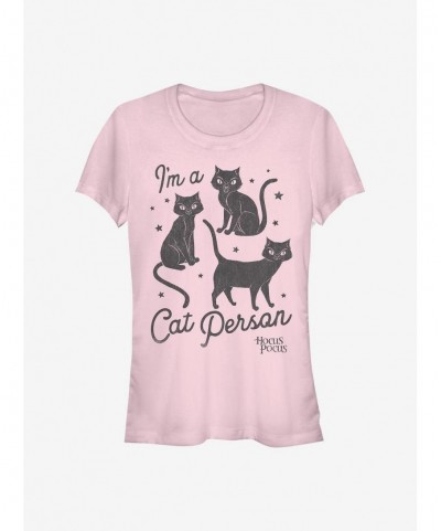 Limited-time Offer Disney Hocus Pocus Cat Person Girls T-Shirt $8.17 T-Shirts