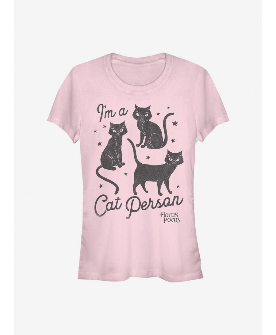 Limited-time Offer Disney Hocus Pocus Cat Person Girls T-Shirt $8.17 T-Shirts