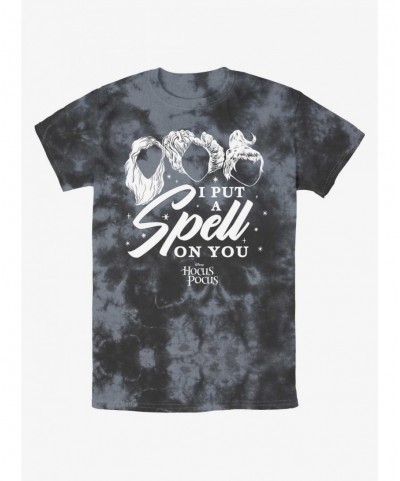 Value for Money Disney Hocus Pocus Sanderson Sisters I Put A Spell On You Tie-Dye T-Shirt $6.63 T-Shirts