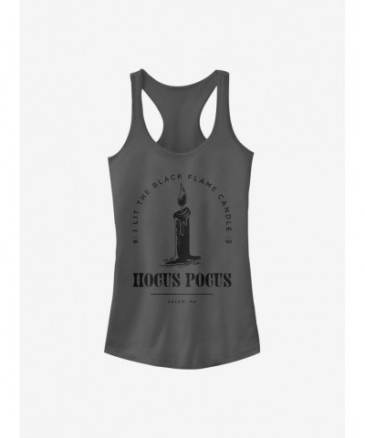 Premium Disney Hocus Pocus Candle Stamp Girls Tank $7.57 Tanks