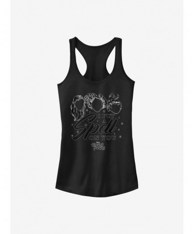 Bestselling Disney Hocus Pocus Put A Spell Girls Tank $7.57 Tanks