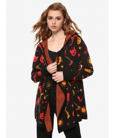 Hot Sale Her Universe Disney Hocus Pocus Dani Hooded Girls Flyaway Cardigan $13.57 Others