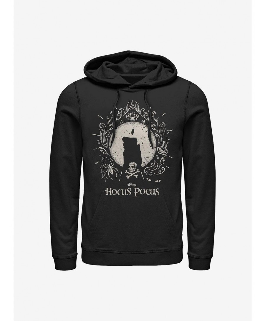 Premium Disney Hocus Pocus Black Flame Hoodie $12.57 Hoodies