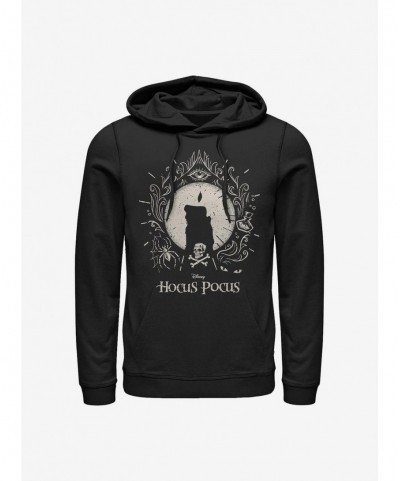 Premium Disney Hocus Pocus Black Flame Hoodie $12.57 Hoodies