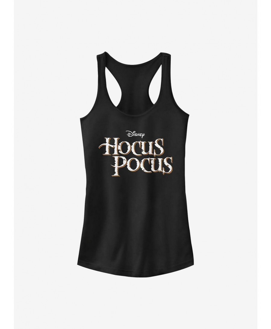 Pre-sale Discount Disney Hocus Pocus Hocus Pocus Logo Girls Tank $7.17 Tanks