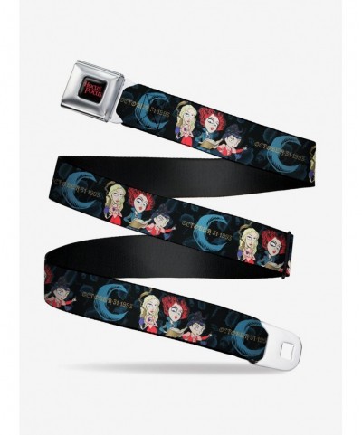 Trendy Disney Hocus Pocus Sanderson Sisters Group Pose Black Blues Seatbelt Belt Xl $9.96 Others