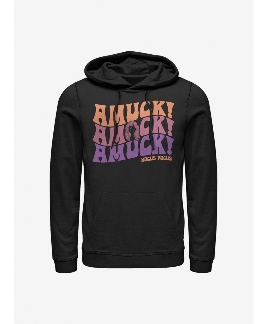 Huge Discount Disney Hocus Pocus Amuck Hoodie $12.57 Hoodies