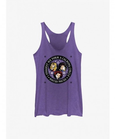 Sale Item Disney Hocus Pocus Calming Circle Girls Tank $7.46 Tanks