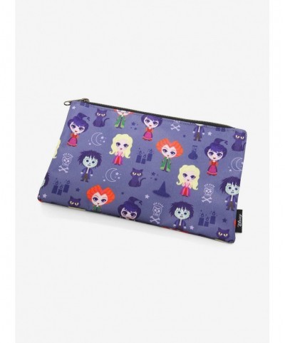 Value Item Loungefly Disney Hocus Pocus Chibi Characters Makeup Bag $5.03 Others