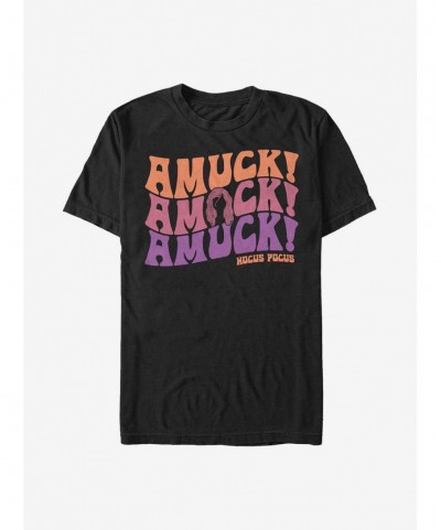 Pre-sale Discount Disney Hocus Pocus Amuck T-Shirt $7.46 T-Shirts