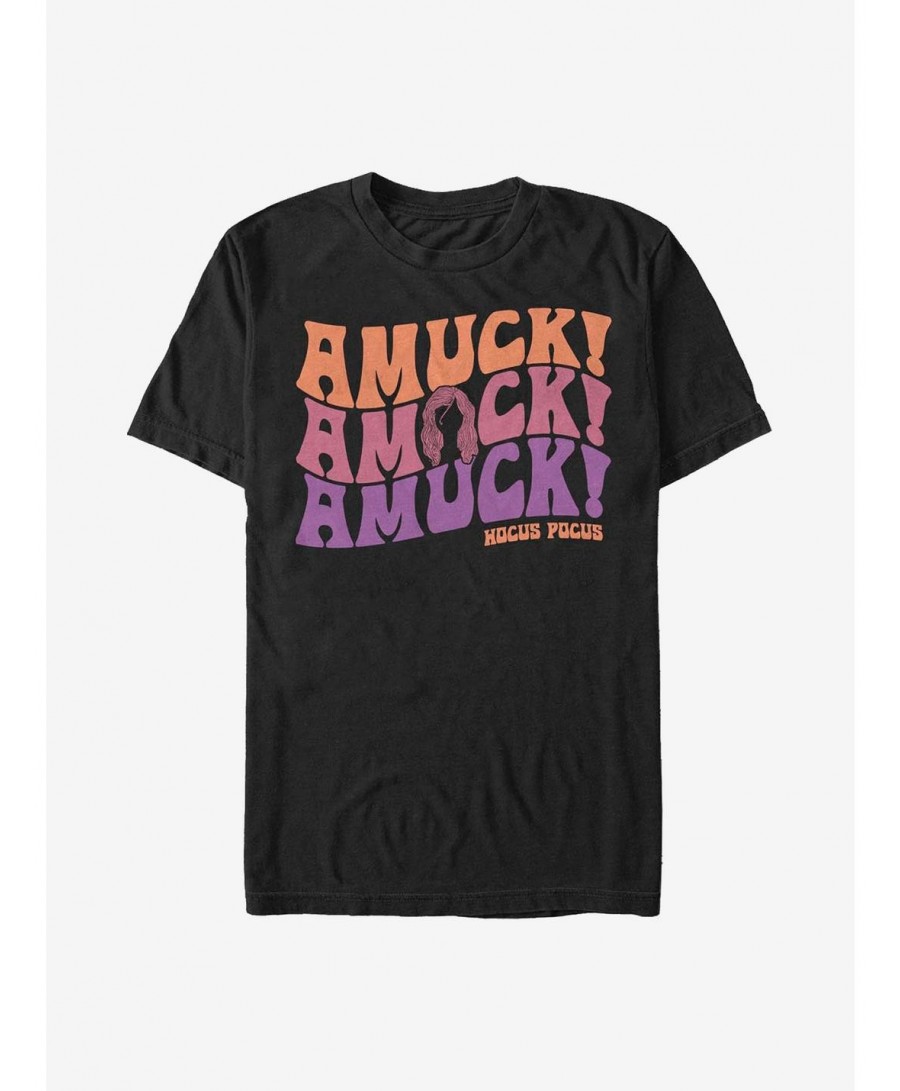 Pre-sale Discount Disney Hocus Pocus Amuck T-Shirt $7.46 T-Shirts