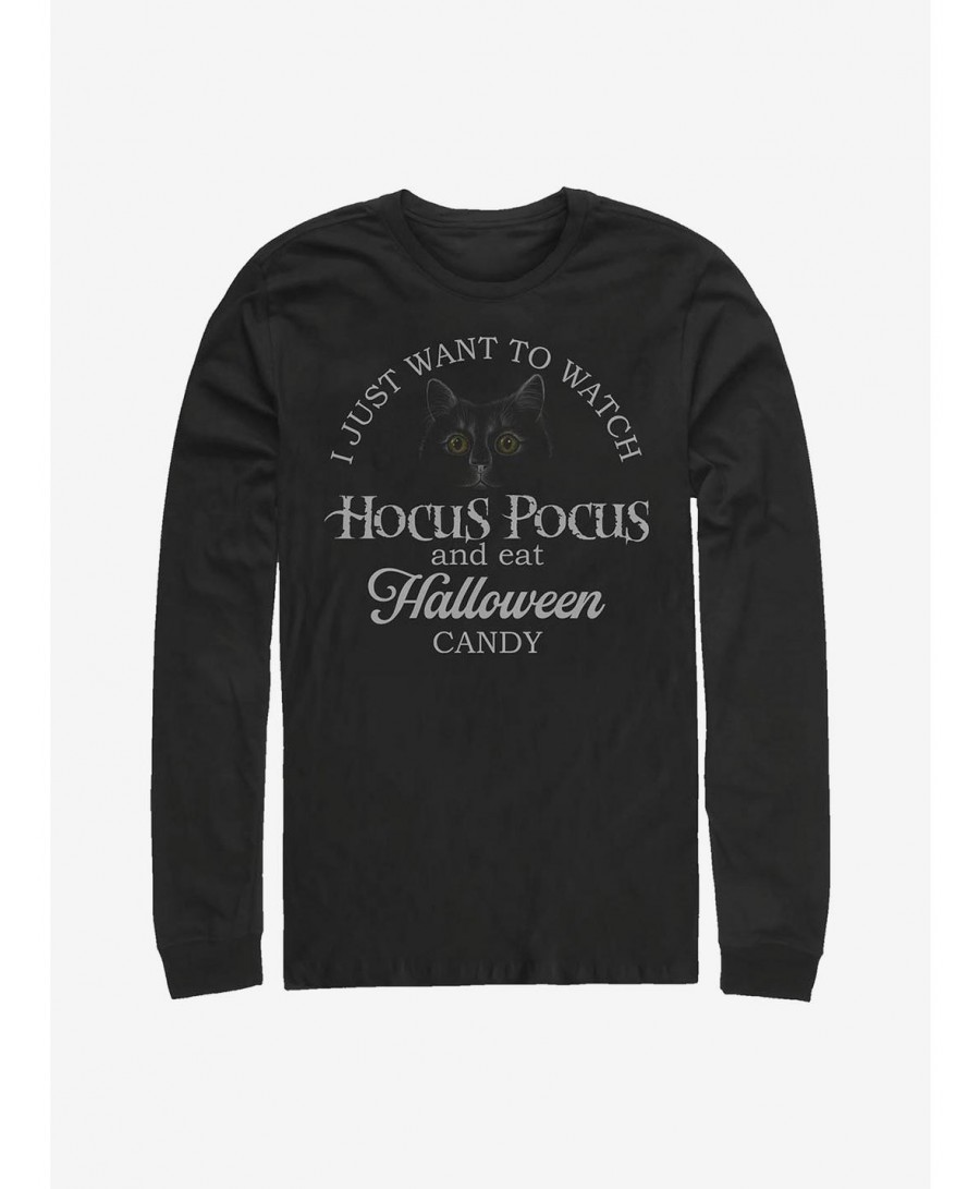 Seasonal Sale Disney Hocus Pocus Watch Hocus Pocus Long-Sleeve T-Shirt $13.16 T-Shirts