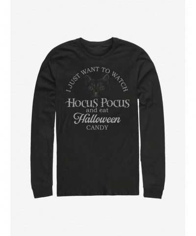 Seasonal Sale Disney Hocus Pocus Watch Hocus Pocus Long-Sleeve T-Shirt $13.16 T-Shirts