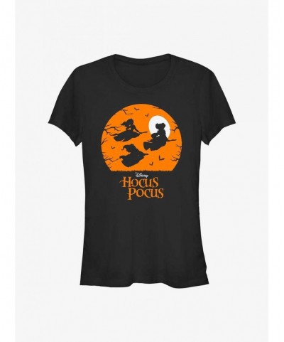 Fashion Disney Hocus Pocus Sanderson Sisters Haunt Girls T-Shirt $8.37 T-Shirts