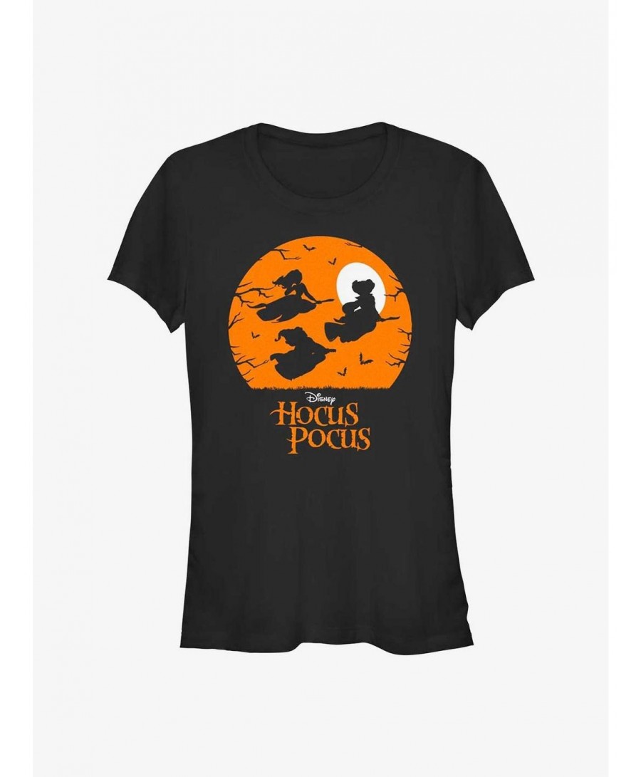 Fashion Disney Hocus Pocus Sanderson Sisters Haunt Girls T-Shirt $8.37 T-Shirts