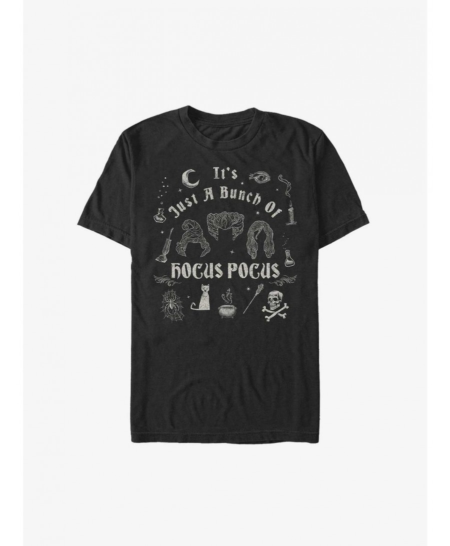 Pre-sale Discount Disney Hocus Pocus A Bunch of Hocus Pocus Extra Soft T-Shirt $8.85 T-Shirts