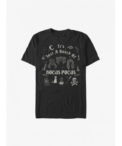 Pre-sale Discount Disney Hocus Pocus A Bunch of Hocus Pocus Extra Soft T-Shirt $8.85 T-Shirts